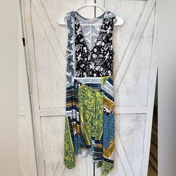 RACHEL Rachel Roy Women’s Asymmetrical Hem Sleeveless Boho Dress Size Small NWT - Picture 5 of 13